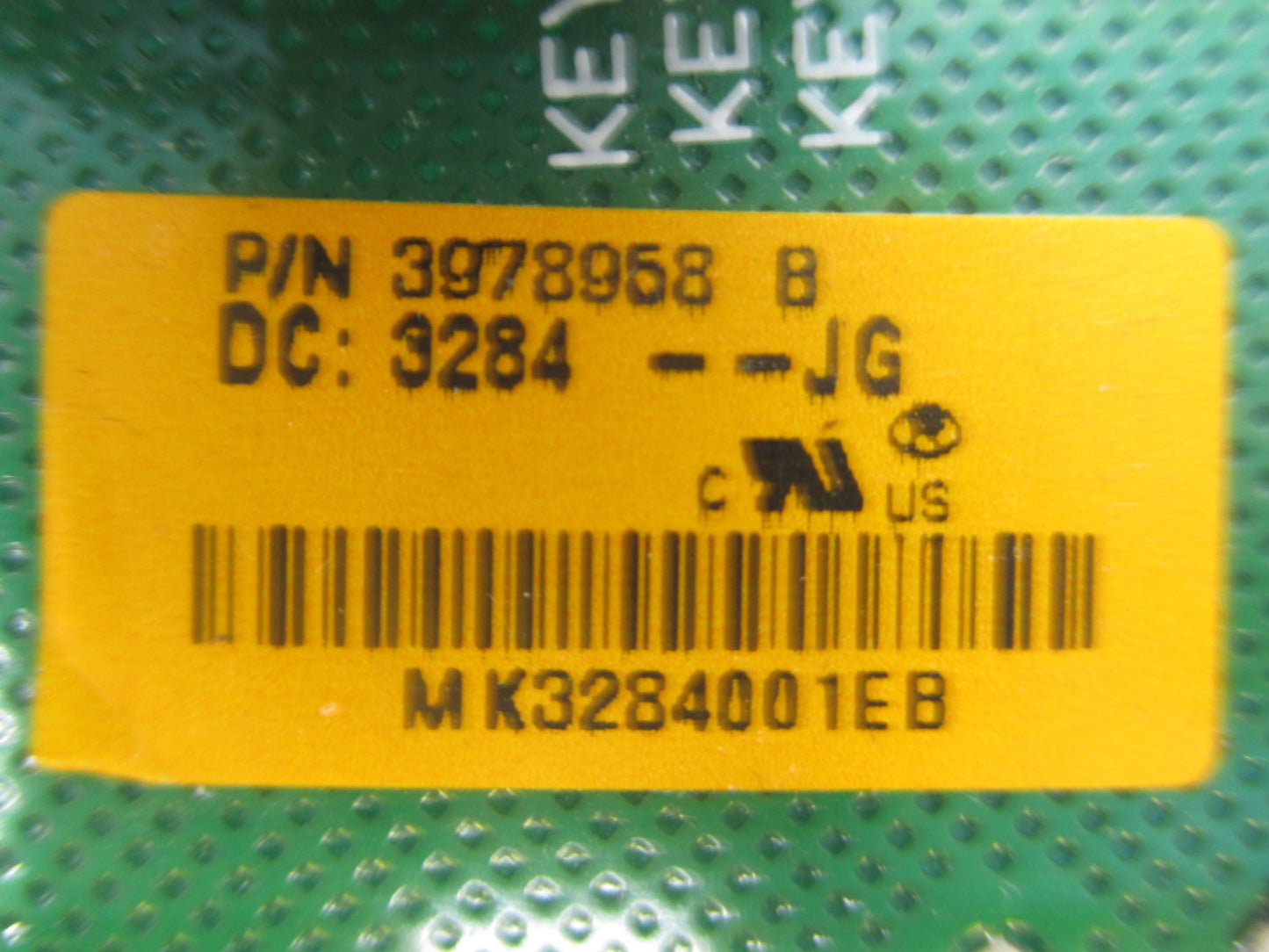 Whirlpool Dryer Control Board 3978958 - Packaging