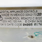 8524272 REFURBISHED Whirlpool Black Stove Control *LIFETIME Guarantee* New Face