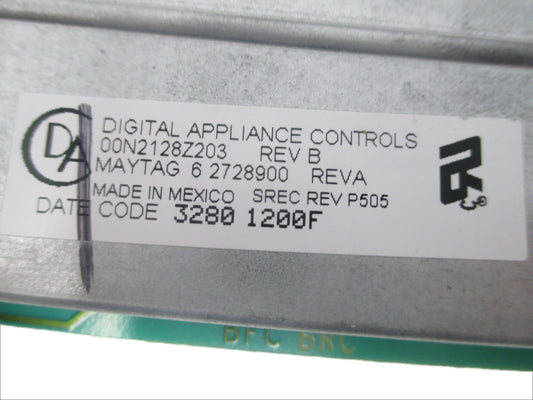 6 2728900 REV B Maytag Washer Control *1 Year Guarantee* SAME DAY SHIP