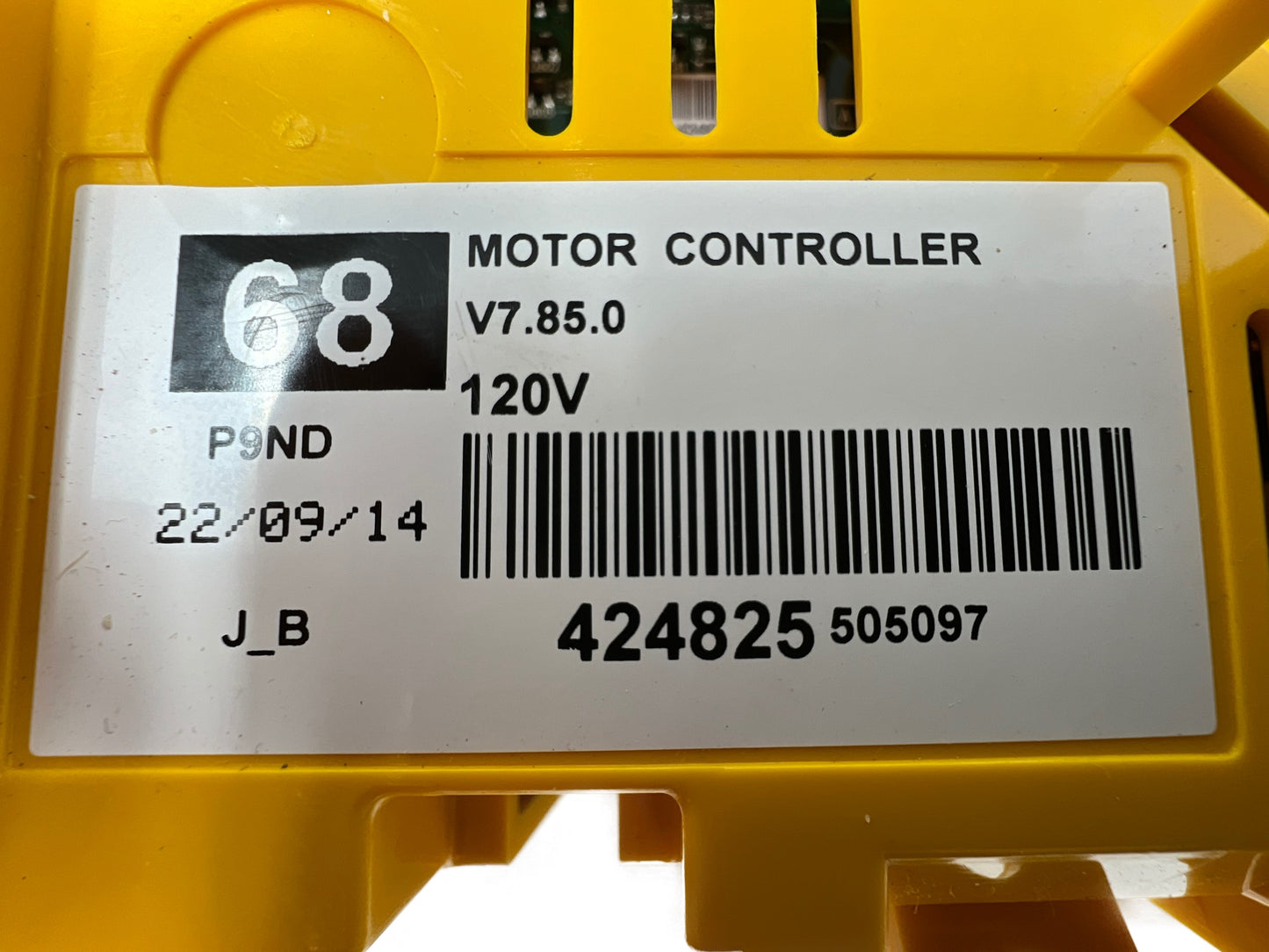 Whirlpool Washer Control Board 424825 - Side View
