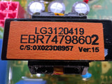 EBR74798602 LG Washer Control Board *1 Year Guaranty* FAST SHIP