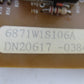 LG Microwave Control Board 6871W1S106A - Side View