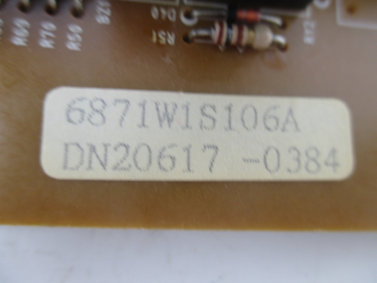 LG Microwave Control Board 6871W1S106A - Side View