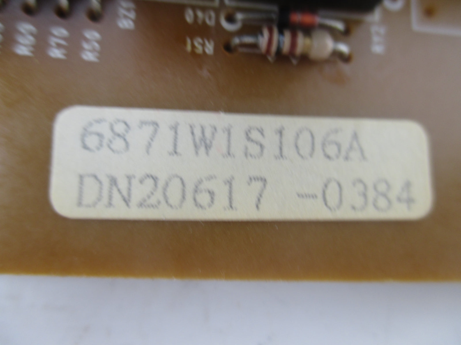 LG Microwave Control Board 6871W1S106A - Side View