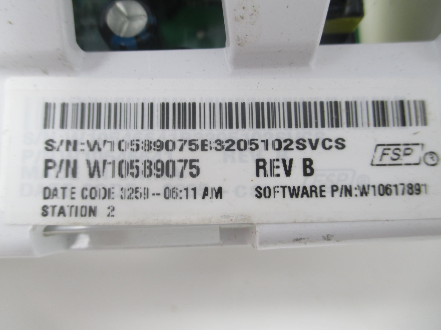 W10589075  Washer Control ⚡2 Year Warranty ⚡ Fast Shipping⚡