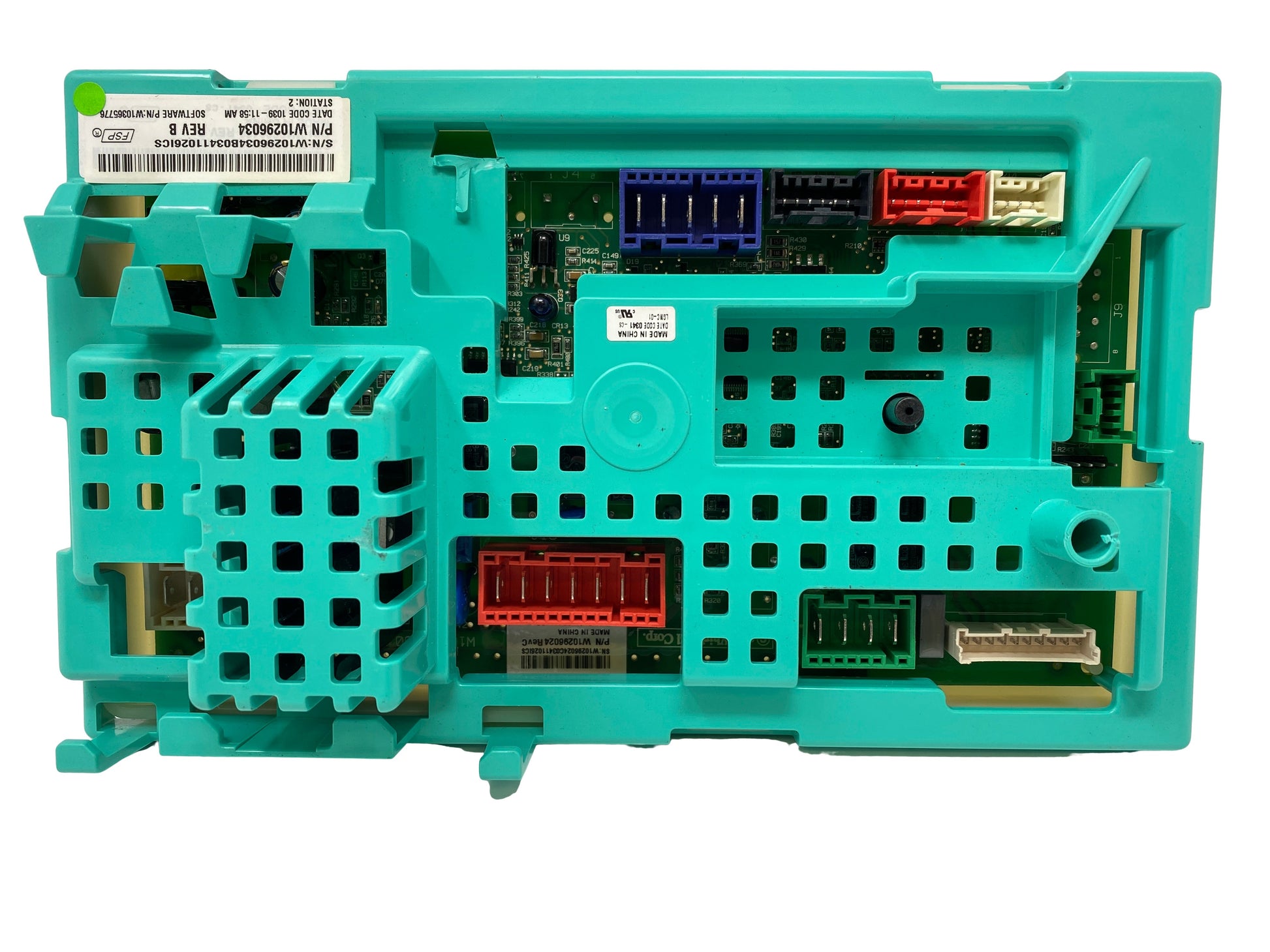 Whirlpool Kenmore Maytag Washer Control Board W10296034 - Front View