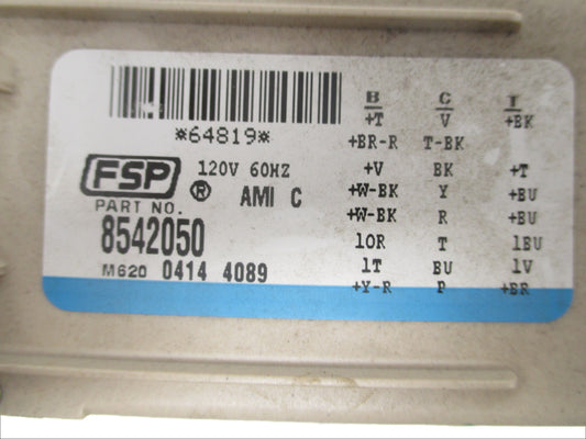 8542050 AAP REFURBISHED Whirlpool Washer Timer LIFETIME Guarantee 2-3 DayDeliver